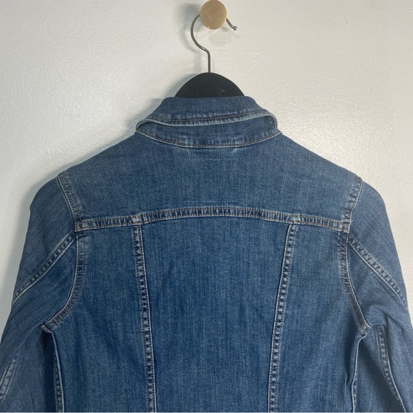 Levi Strauss Denim Jacket Women’s XS Blue Jean Trucker Button Up Long Sleeve - Picture 12 of 16